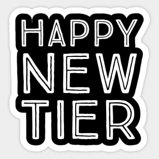 Happy New Tier Sticker